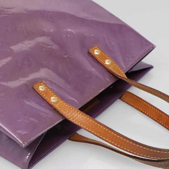 LOUIS VUITTON Monogram Vernis Reade MM Hand Bag Viole M91087 - Picture 6 of 12